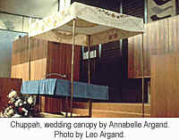 Chuppah, a wedding canopy by Annabelle Argand