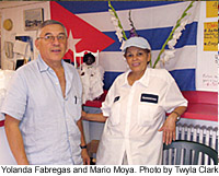 Yolanda Fabregas and Mario Moya.  Photo by Twyla Clark.