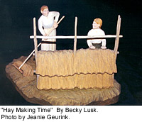 "Hay Making Time" by Becky Lusk.