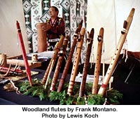 Woodland flutes by Frank Montano. Photo by Lewis Koch