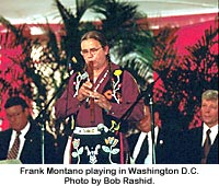 Frank Montano playing in Washington D.C. Photo by Bob Rashid.